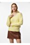Women's V-Neck Lace Detailed Embroidered Knit Sweater 8716