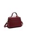 Ezzybliss Women's Burgundy Faux Leather Scarf Detailed Handbag Shoulder and Strap Bag (Burgundy) - 3