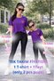Mother Daughter Mama Min Toparlayıcı Tayt T-Shirt Combination Single Price Oversize 100% Cotton