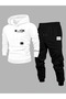 Calle 00 Urban Street Style 3 Threaded Rastered Sweatpants Set