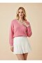 Women's V-Neck Lace Detailed Embroidered Knit Sweater 8716 - 2