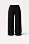 Women's Loose Fit Wide Leg Oversize Pants Style Sweatpants - 2