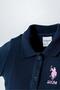 Baby Girl Pique Dress 100% Cotton Polo Collar Casual & Summer Dress - 2