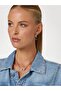 Matelasse Pave Double Chain Necklace - 2