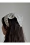 Women's Hand-Knitted Triangle Design Model Bandana Hair Accessory - 3