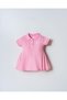 Baby Girl Pique Dress 100% Cotton Polo Collar Casual & Summer Dress