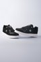 Unisex Daily Lace-Up Black Suede Sneaker Sports Shoes - 2