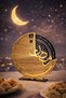 Ramadan Wooden Calendar – Plexi and Wooden Design Decorative Ramadan Day Counter (23x23 cm) - 3