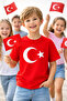 Turkish Flag Printed Moon Star 23 April 19 May 29 October 10 November 100% Cotton Unisex