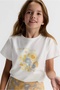 Li̇mi̇ Girl's Soft Flexible Structured T-Shirt Shorts Skirt Set - 3