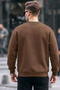 Men's Not Sorry Printed Coffee Sweatshirt - 5