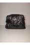 Pompom Hand and Shoulder Bag - Faux Leather