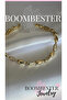 Gold Color Drop Shape Stone Embellished Premium Metal Bracelet - 4