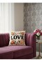 Digital Printed Valentine's Day Themed Decorative Throw Pillow Cover - 2