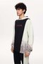Logo Printed Oversize Wide Cut Hoodie Hooded Sweatshirt