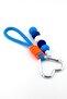 Ocean Knot Heart Clip-On Handmade Blue Orange Ball Charms Bag Ornament Ky165 - 3