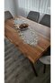 Luxurious French Lace Linen Gardeya Runner - 3