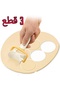 3-piece dough rolling tool set, disc-shaped for pastries