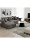 طاولة خدمة وسط 45x90x90 سم , خشب MDF