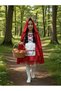 Girl's Little Red Riding Hood Costume Party Birthday Little Red Riding Hood Dress - 2