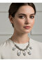 Luxurious Looking Zircon Stone Women's Necklace – Stylish Neck Accessory - 6