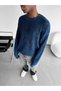 Oversize Vintage Detailed Ripped Knitwear Sweater Vintage Washed Streetwear Knitwear