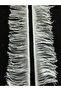 White Edge Fringe -Tassel-Accessory-Dress 8 cm - 5