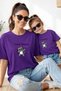 Mother Daughter 100% Cotton T-Shirt Mama Mini Mother Daughter Single Price