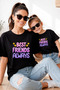 Mother Daughter 100% Cotton T-Shirt Mama Mini Mother Daughter Single Price