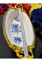 Esterhomedecor Oval Porcelain Serving Dish with Stand - 4