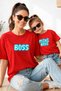 Mother Daughter 100% Cotton T-Shirt Mama Mini Mother Daughter Single Price