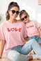 Mother Daughter 100% Cotton T-Shirt Mama Mini Mother Daughter Single Price