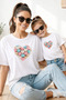 Mother Daughter 100% Cotton T-Shirt Mama Mini Mother Daughter Single Price