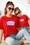Mother Daughter 100% Cotton T-Shirt Mama Mini Mother Daughter Single Price