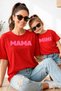 Mother Daughter 100% Cotton T-Shirt Mama Mini Mother Daughter Single Price