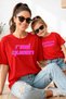 Mother Daughter 100% Cotton T-Shirt Mama Mini Mother Daughter Single Price
