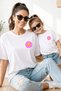 Mother Daughter 100% Cotton T-Shirt Mama Mini Mother Daughter Single Price