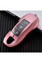 Porsche Compatible Cayenne, Panamera, Macan, 718, 911, Cayman, Boxster Glossy Tpu Key Case Cover (Rose)