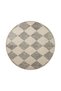 Gray Cream Baklava Geometric Woven Base Washable Carpet Miravip9095 - 4