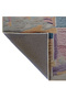 Shape Collection Pastel Multicolor Pink Face Detailed Woven Base Modern Decorative Carpet 41 - 2