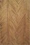 Dry Leaf Themed Decorative Washable Carpet Miravip9029