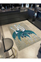 Seda Collection Birds Themed Woven Base Modern Decorative Carpet Seda36 - 2