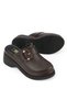 , Women's Genuine Leather Heeled Slippers 161992Z64030 Brown - 4