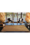 Dry Leaf Themed Decorative Washable Carpet Miravip9029 - 3