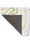 Modern Wavy Light Pastelli Patterned Woven Base and Washable Carpet Miravip9477 - 5