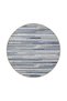 Gray Plain Striped Patterned Modern Patterned Woven Base Washable Carpet Miravip8399 - 4
