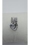 (Select & Combine) Buy 3 Get 2 Free Stone Double Heart Charm Steel Italian Bracelet Compatible 316L