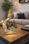 مبخرة ديكورية لرمضان بتصميم هلال، مقاس 20×20 سم، مصنوعة من بليكسي وديكوتا
