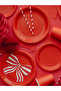 Paper Plates Red 18 cm – Round Disposable Party Plates (Pack of 6) - 2