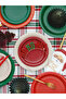 Paper Plates Red 18 cm – Round Disposable Party Plates (Pack of 6) - 3